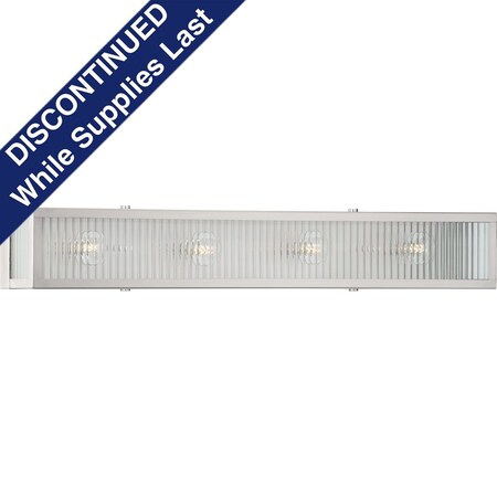 Progress Lighting Dwyer Collection Stainless Steel Four-Light Bath P300267-135